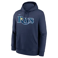Men's Nike Evan Longoria Navy Tampa Bay Rays Player Name & Number Club Pullover Hoodie