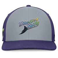 Casquette Snapback Nike Pro Performance pour homme, gris/violet, Tampa Bay Rays