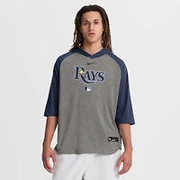 T-shirt à capuche Nike Authentic Collection Flux Dri-FIT gris Tampa Bay Rays pour homme