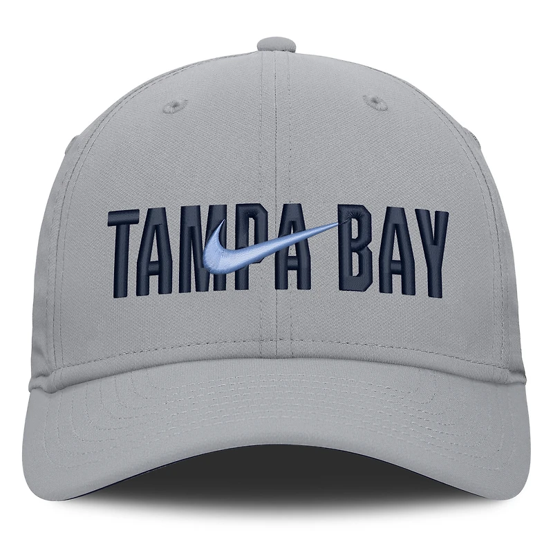 Men's Nike Gray Tampa Bay Rays Primetime Rise Dri-FIT Flex Hat