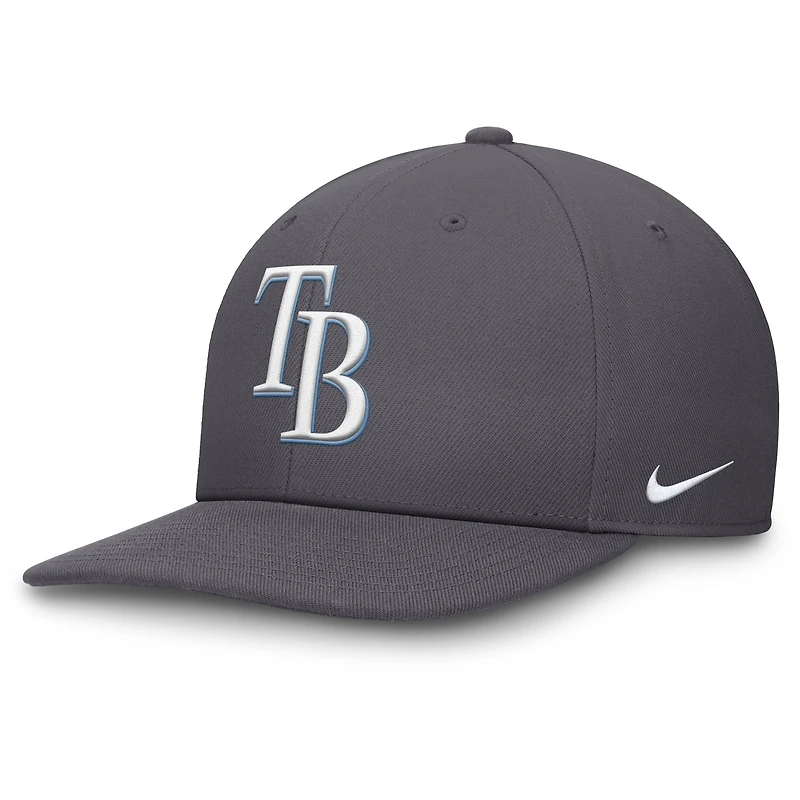 Casquette Snapback Nike Pro Performance pour homme, gris, Tampa Bay Rays