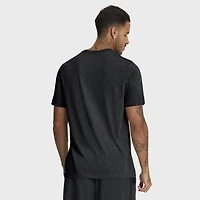 T-shirt Nike Heather Black Tampa Bay Rays Cooperstown Logo Tri-Blend pour homme