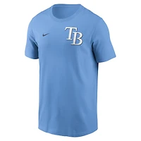 Men's Nike Light Blue Tampa Bay Rays 2-Hit T-Shirt