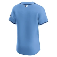 Maillot Nike bleu clair Tampa Bay Rays Alternate Elite pour homme