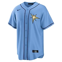 Équipe de réplique alternative des Rays Tampa Bay Nike bleu clair pour homme - Maillot