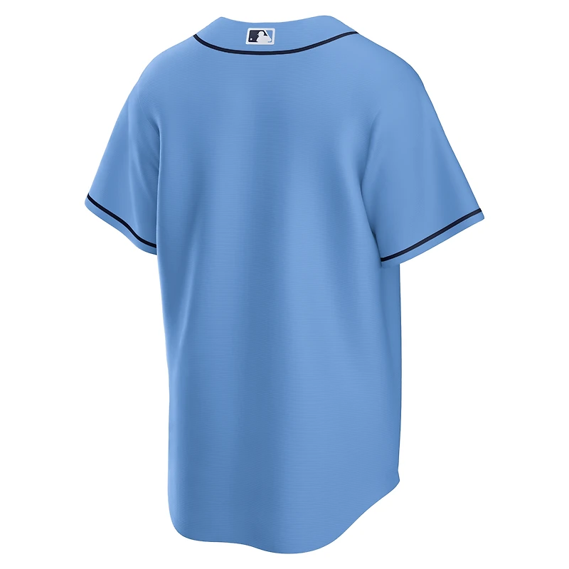 Équipe de réplique alternative des Rays Tampa Bay Nike bleu clair pour homme - Maillot