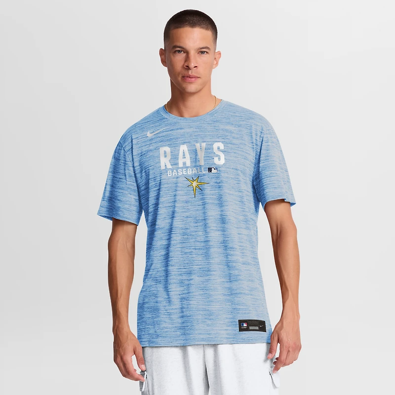 Men's Nike Black Tampa Bay Rays Authentic Collection Velocity Dri-FIT T-Shirt