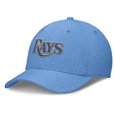 Casquette Nike Rise Performance Flex bleu clair pour homme des Rays de Tampa Bay