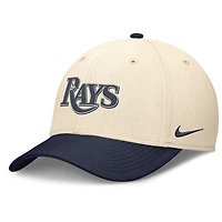 Casquette Nike Performance Flex Statement Rise pour homme, couleur naturelle/bleu marine, des Rays de Tampa Bay