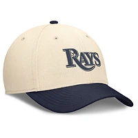 Casquette Nike Performance Flex Statement Rise pour homme, couleur naturelle/bleu marine, des Rays de Tampa Bay