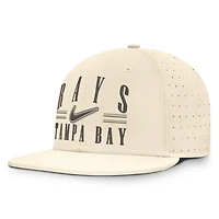 Men's Nike Natural Tampa Bay Rays True Dri-FIT AeroBill Fitted Hat