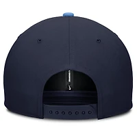 Casquette Nike Pro Performance Snapback bleu marine/bleu pour homme des Tampa Bay Rays
