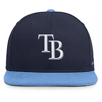 Men's Nike  Navy/Light Blue Tampa Bay Rays Primetime Pro Dri-FIT Snapback Hat