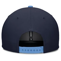 Casquette Nike Pro Performance Snapback bleu marine/bleu clair Tampa Bay Rays pour homme