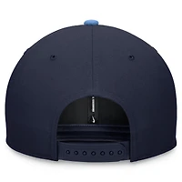 Casquette Nike bicolore à visière arrière bleu marine/bleu clair Tampa Bay Rays pour homme