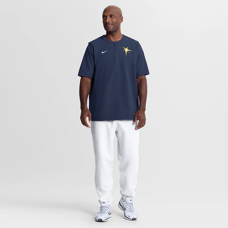 Coupe-vent Nike bleu marine Tampa Bay Rays Authentic Collection Dri-FIT pour homme