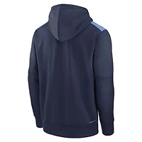 Men's Nike Navy Tampa Bay Rays Authentic Collection Performance Pullover Hoodie