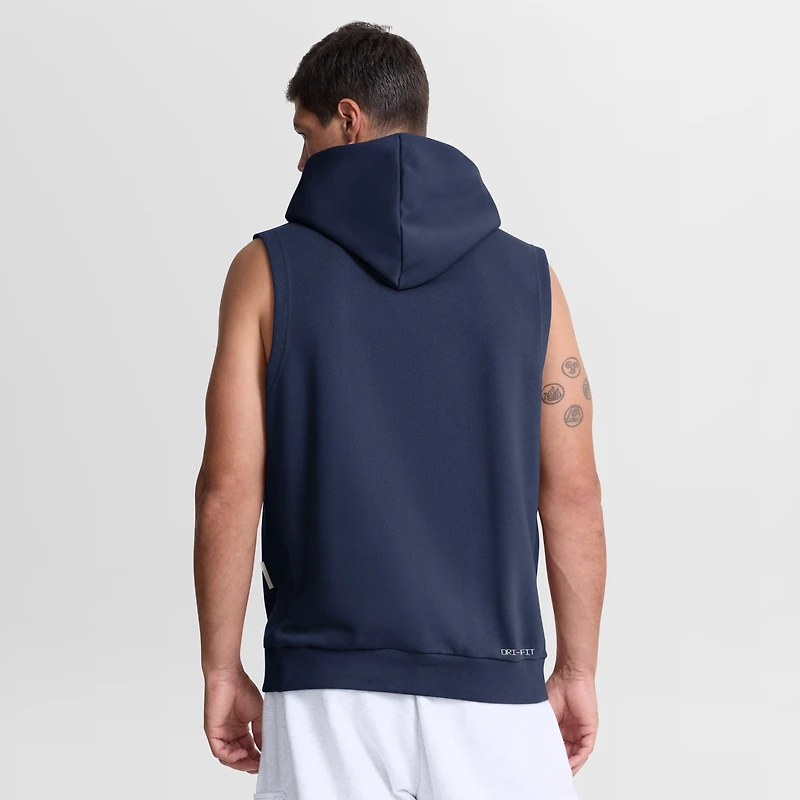 Sweat à capuche sans manches Nike Tampa Bay Rays Authentic Collection Standard Issue Dri-FIT pour homme, bleu marine