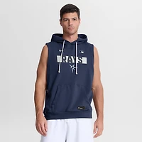 Men's Nike Navy Tampa Bay Rays Authentic Collection Standard Issue Dri-FIT Sleeveless Hoodie