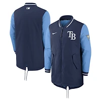 Men's Nike Navy Tampa Bay Rays Dugout Performance Full-Zip Jacket