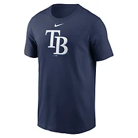 Men's Nike Navy Tampa Bay Rays Fuse Logo T-Shirt