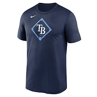 T-shirt Nike Dri-FIT Icon Legend bleu marine Tampa Bay Rays pour homme