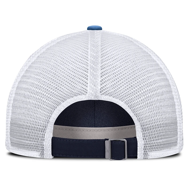 Casquette trucker ajustable Nike bleu marine Tampa Bay Rays Primetime Club pour homme
