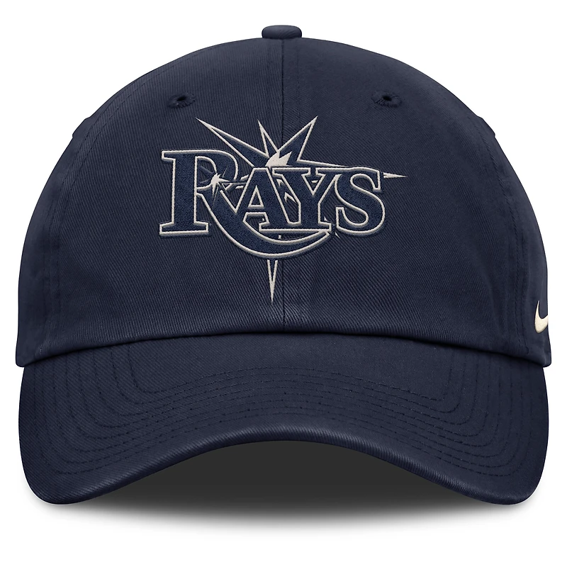 Casquette ajustable Nike bleu marine Tampa Bay Rays Statement Club pour homme