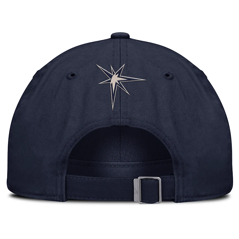 Casquette ajustable Nike bleu marine Tampa Bay Rays Statement Club pour homme