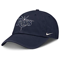 Casquette ajustable Nike bleu marine Tampa Bay Rays Statement Club pour homme