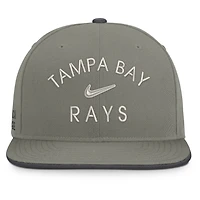 Casquette snapback Nike Pro Dri-FIT olive Tampa Bay Rays pour homme
