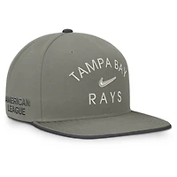 Casquette snapback Nike Pro Dri-FIT olive Tampa Bay Rays pour homme