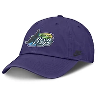 Casquette ajustable Nike violette Tampa Bay Rays pour homme
