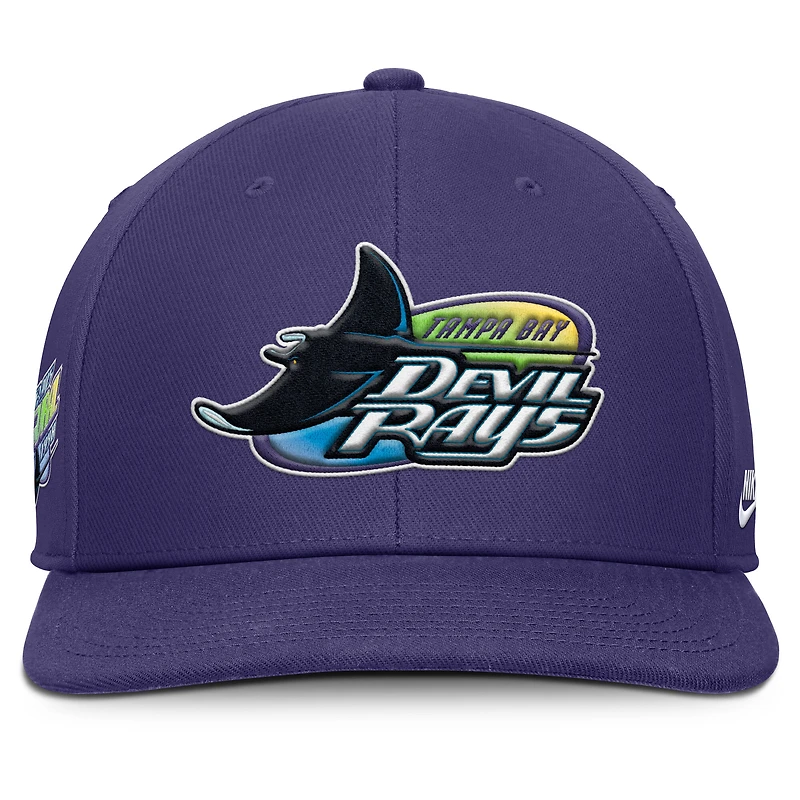 Casquette Snapback Nike Pro Performance violette Tampa Bay Rays pour homme