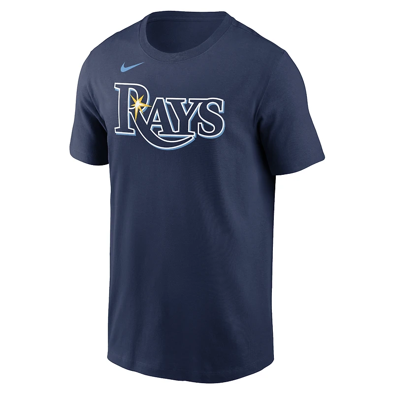 Men's Nike Randy Arozarena Navy Tampa Bay Rays Name & Number T-Shirt