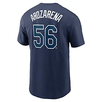 Men's Nike Randy Arozarena Navy Tampa Bay Rays Name & Number T-Shirt
