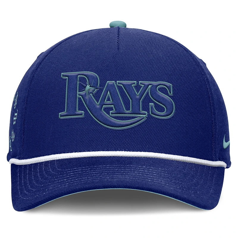 Casquette ajustable Nike Royal Tampa Bay Rays pour homme, motif fête des pères