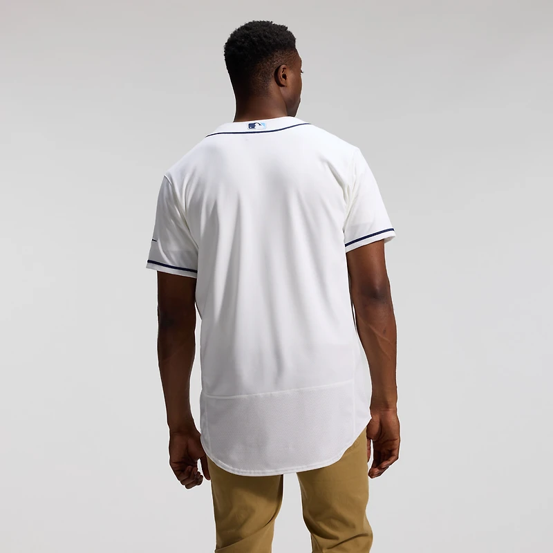 Maillot authentique domicile Nike blanc des Tampa Bay Rays pour homme