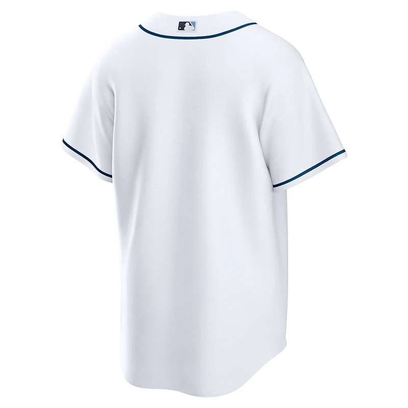 Maillot Nike blanc domicile des Rays de Tampa Bay pour homme