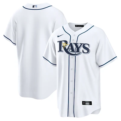 Maillot Nike blanc domicile des Rays de Tampa Bay pour homme