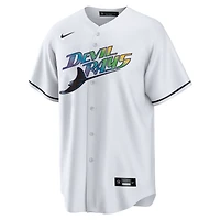 Men's Nike  White Tampa Bay Rays Home Replica Team Jersey