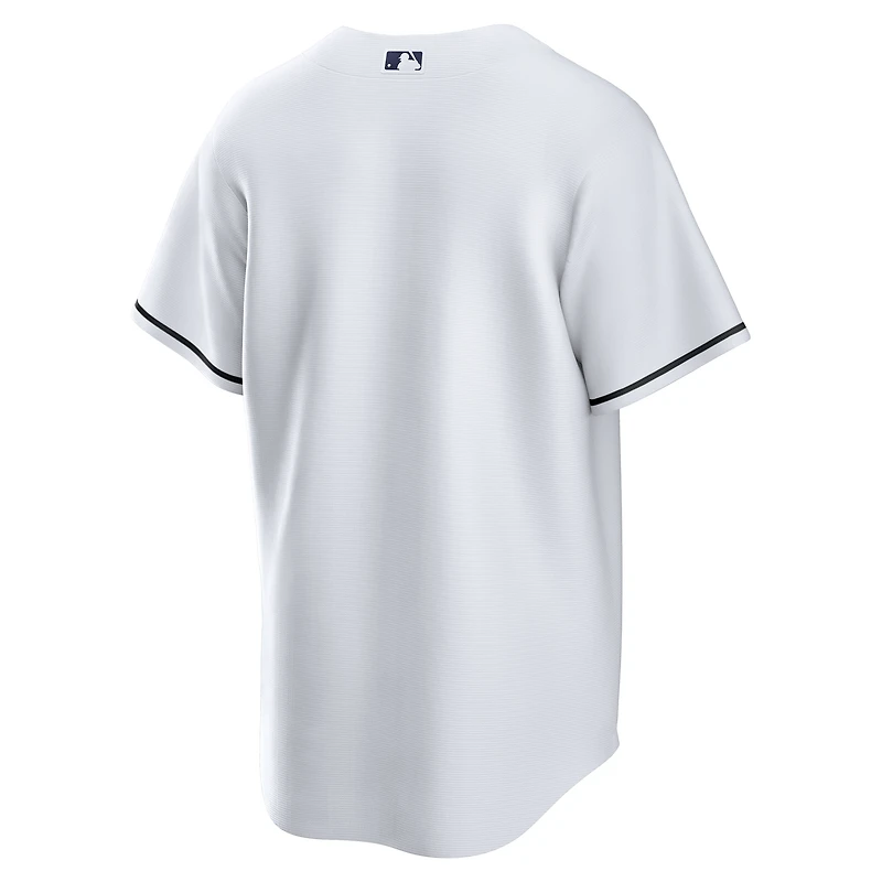 Men's Nike  White Tampa Bay Rays Home Replica Team Jersey
