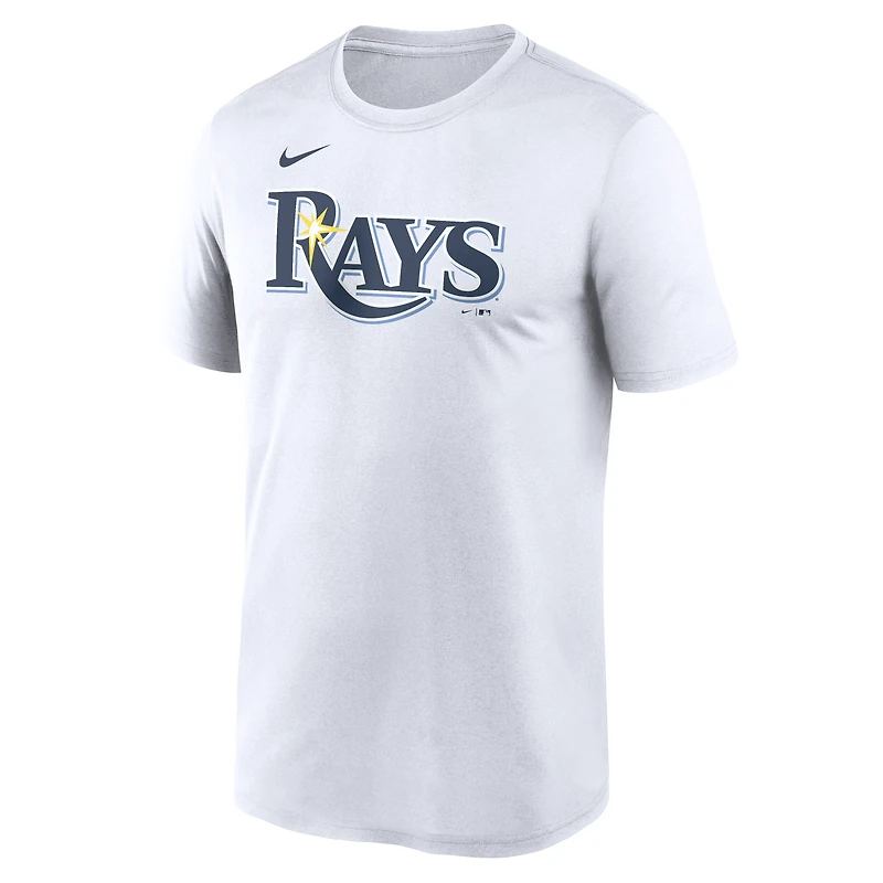 Men's Nike White Tampa Bay Rays New Legend Wordmark Dri-FIT T-Shirt