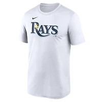 Men's Nike White Tampa Bay Rays New Legend Wordmark Dri-FIT T-Shirt