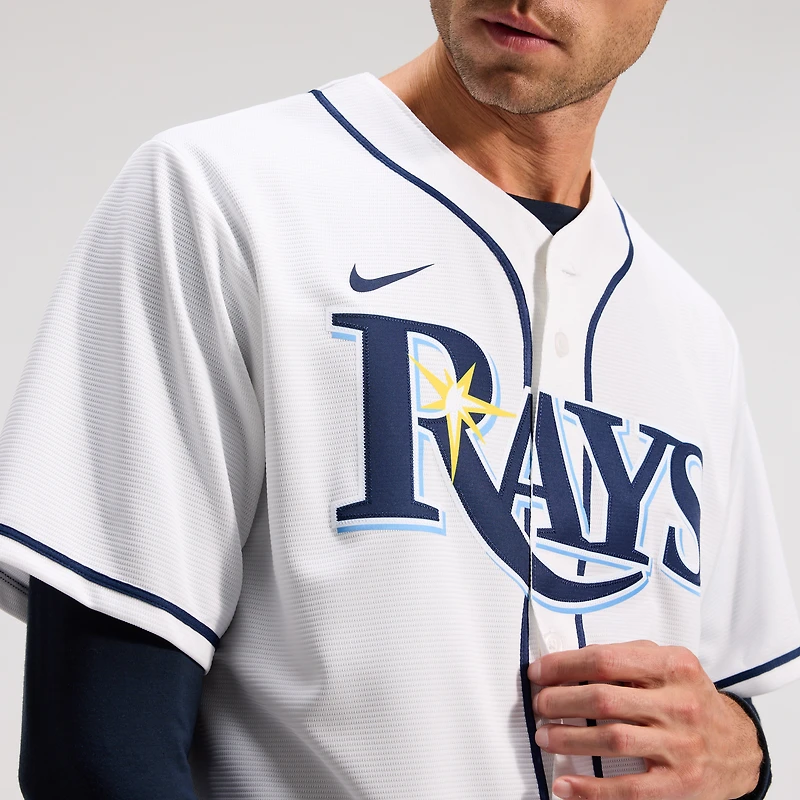 Men's Nike Yandy Díaz White Tampa Bay Rays Home Replica Jersey