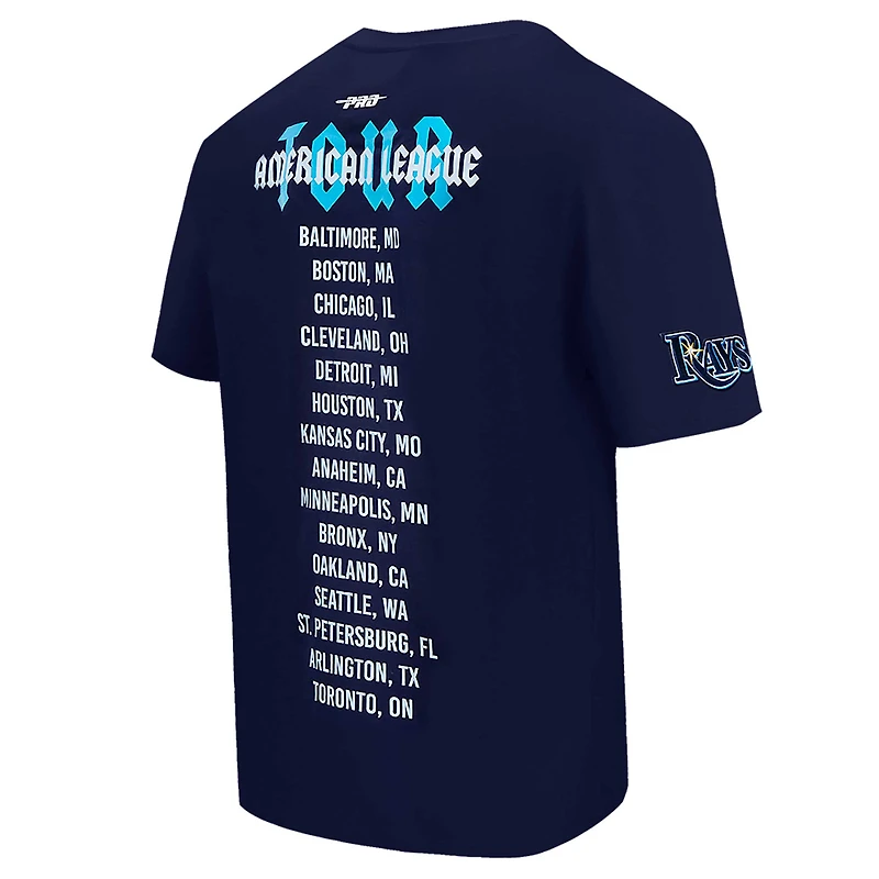 Men's Pro Standard Navy Tampa Bay Rays Oversized City Tour T-Shirt