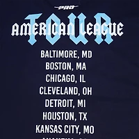 Men's Pro Standard Navy Tampa Bay Rays Oversized City Tour T-Shirt