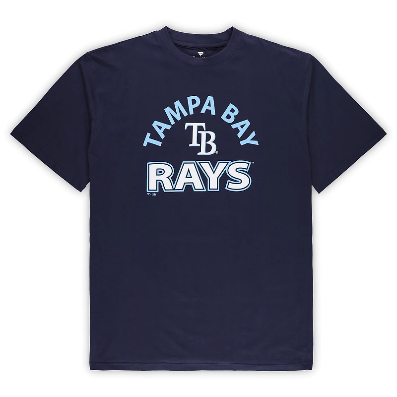 Men's Profile Tampa Bay Rays Big & Tall T-Shirt Shorts Combo Set