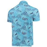 Polo Performance Rays de Tampa Bay Reyn Spooner Bleu Clair pour Homme
