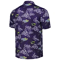 Polo imprimé Puamana de la collection Cooperstown des Rays Tampa Bay Reyn Spooner pour hommes bleu marine
